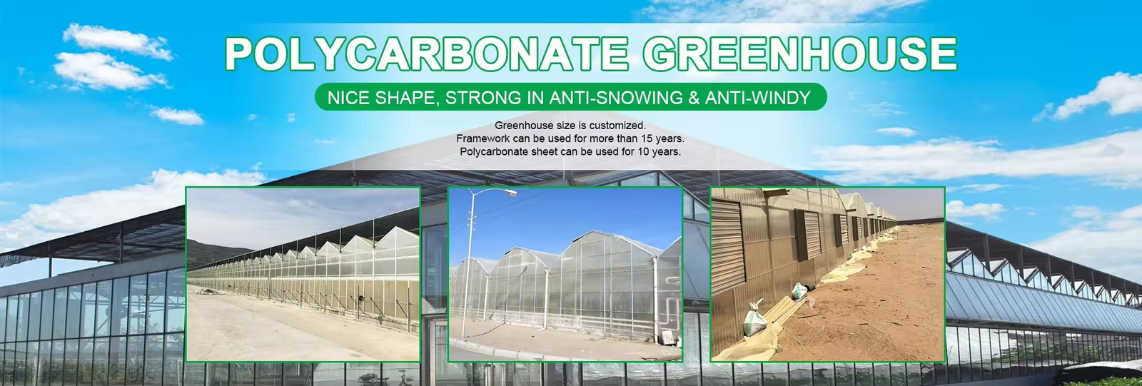 โรงเรือนกระจก poly tunnel